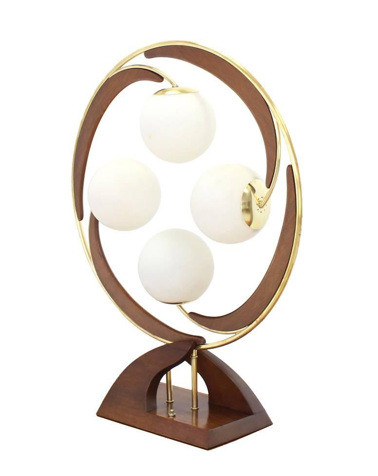 a globes circular shape