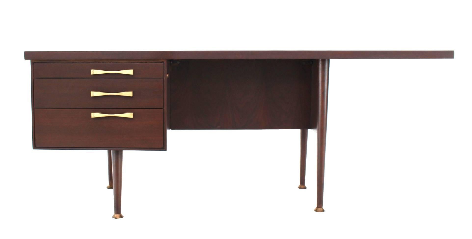 Nice architectural Mid-Century Modern design desk or writing table.