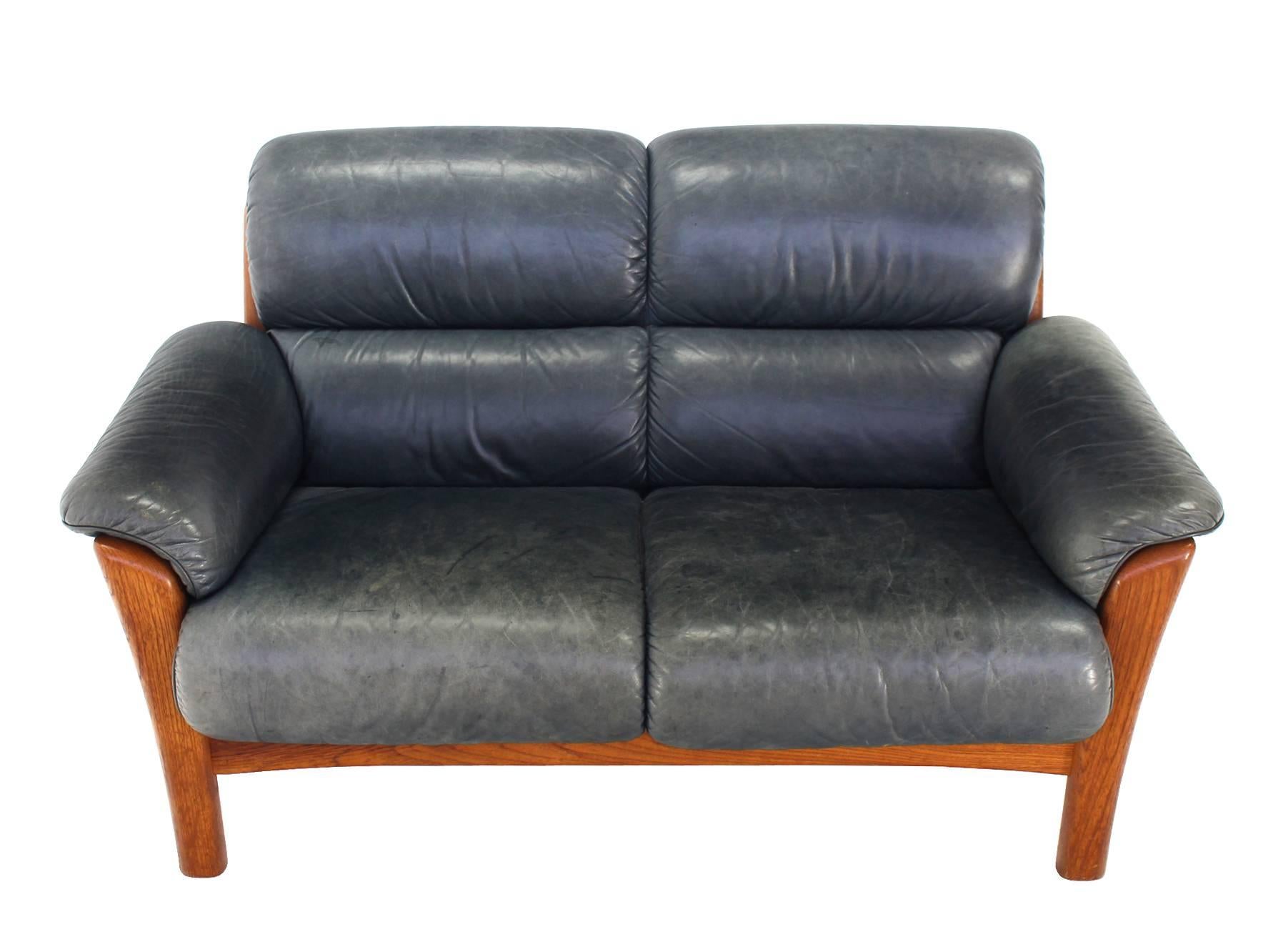 danish modern loveseat