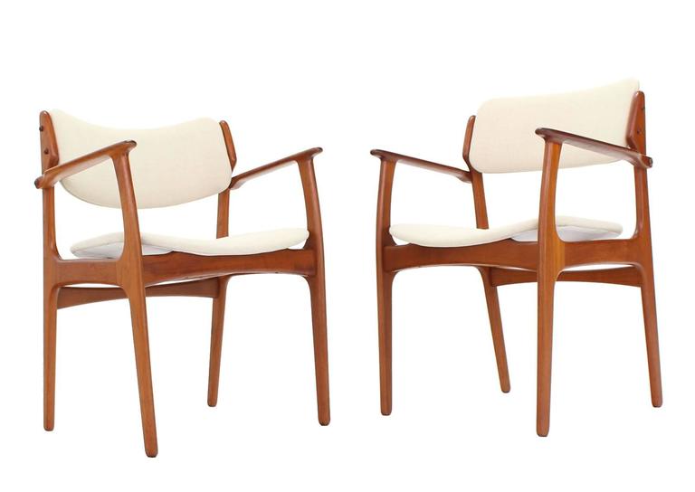 Pair Of Two Danish Mid Century Modern Arm Dining Chairs At 1stdibs - Danish Modern Dining Chairs With Arms Pair Of Two Danish Mid Century Modern Arm Dining Chairs At 1stdibs - Danish Modern Dining Chairs With Arms
