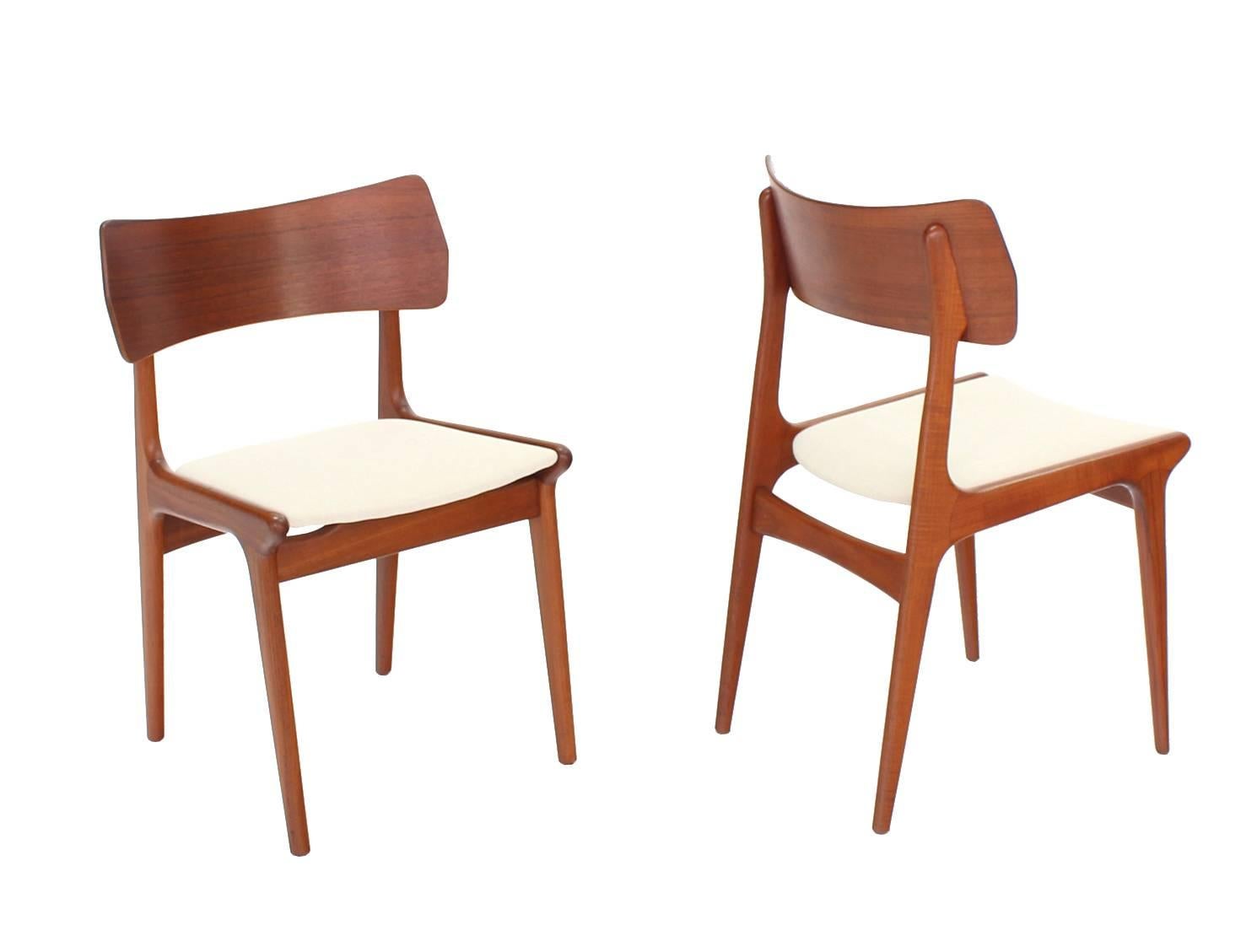 mid century teak chairs