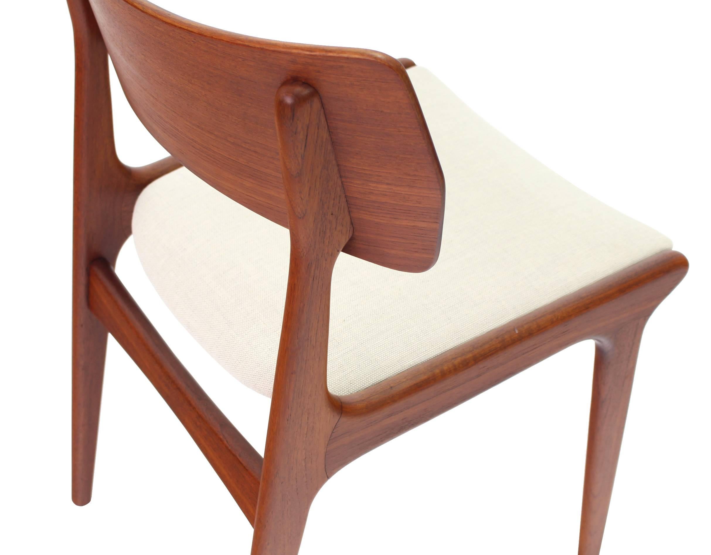 mid century modern teak chair