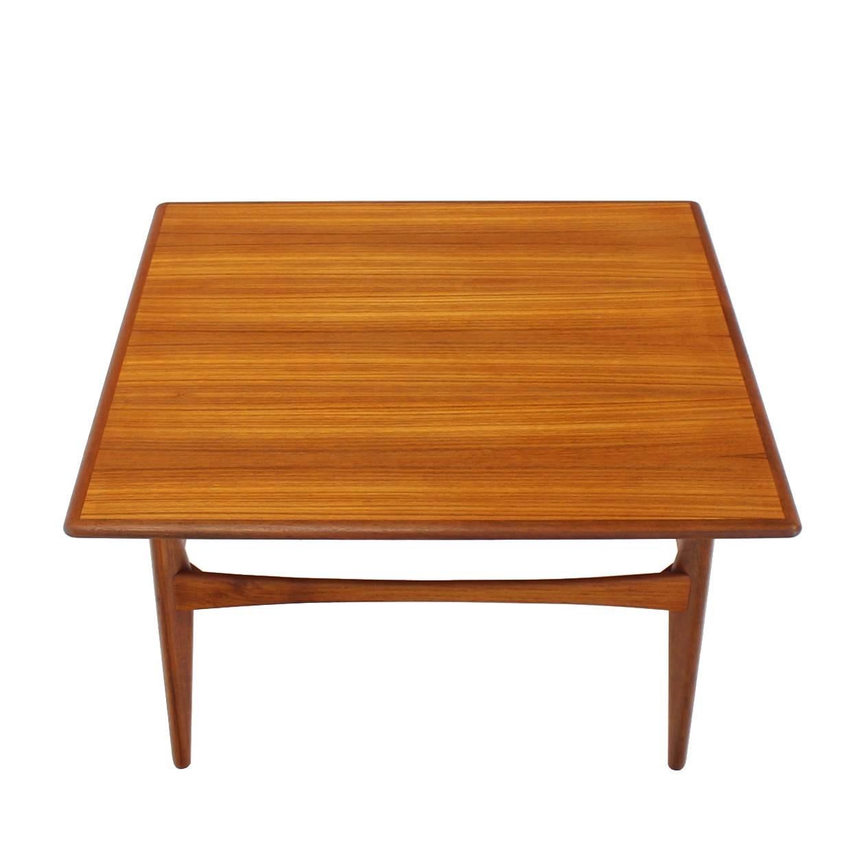 mid century modern teak coffee table