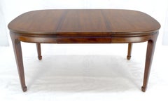 Henredon Asian Inspired Rounded 44" Square Dining Table 1x20" Leaf Dining Table