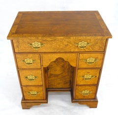 Greenbaum Brothers Georgian Burled Walnut Writing Petit Desk Circa 1970s MINT!