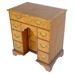 Greenbaum Brothers Georgian Burled Walnut Writing Petit Desk Circa 1970s MINT!