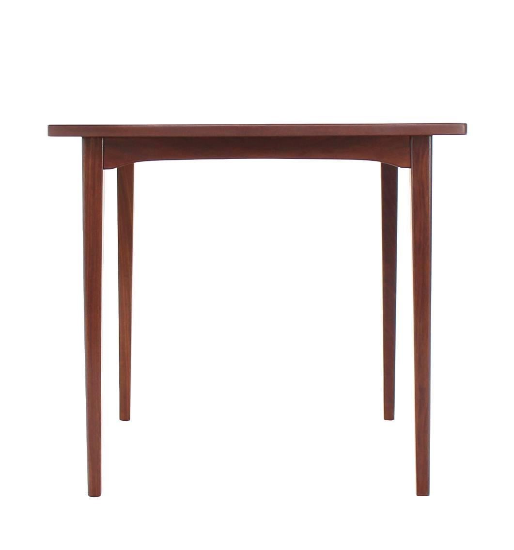20th Century Danish Mid-Century Modern Parquetry Top Game Table