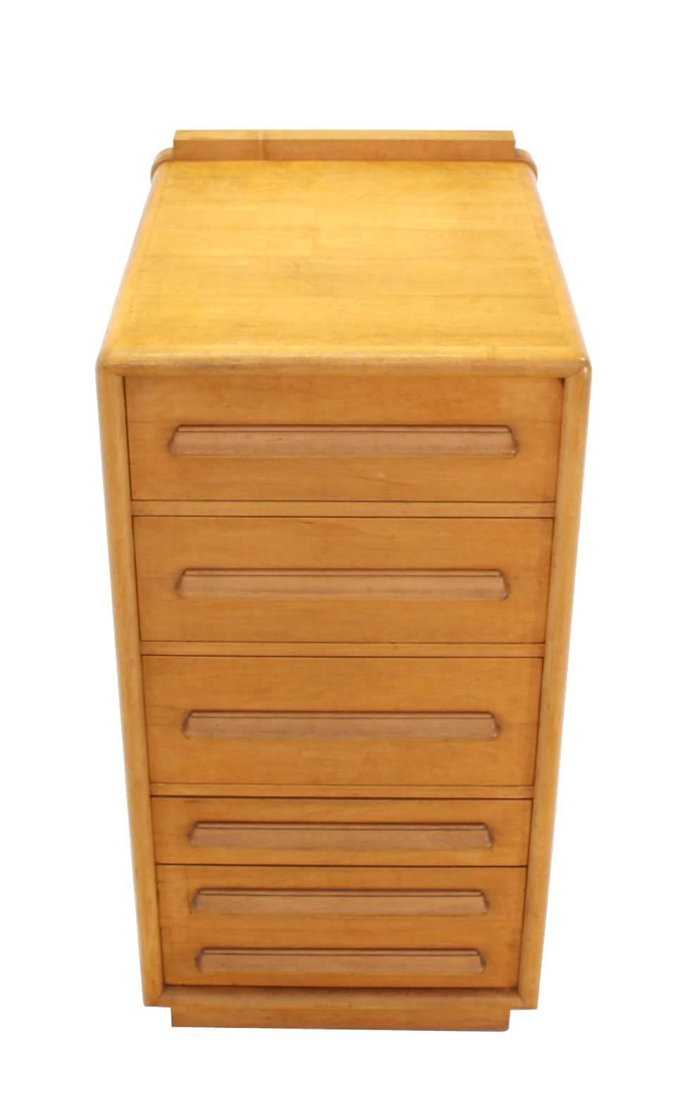 Tiefe Schubladen Schwerer Custom Built File Cabinet (Moderne der Mitte des Jahrhunderts) im Angebot