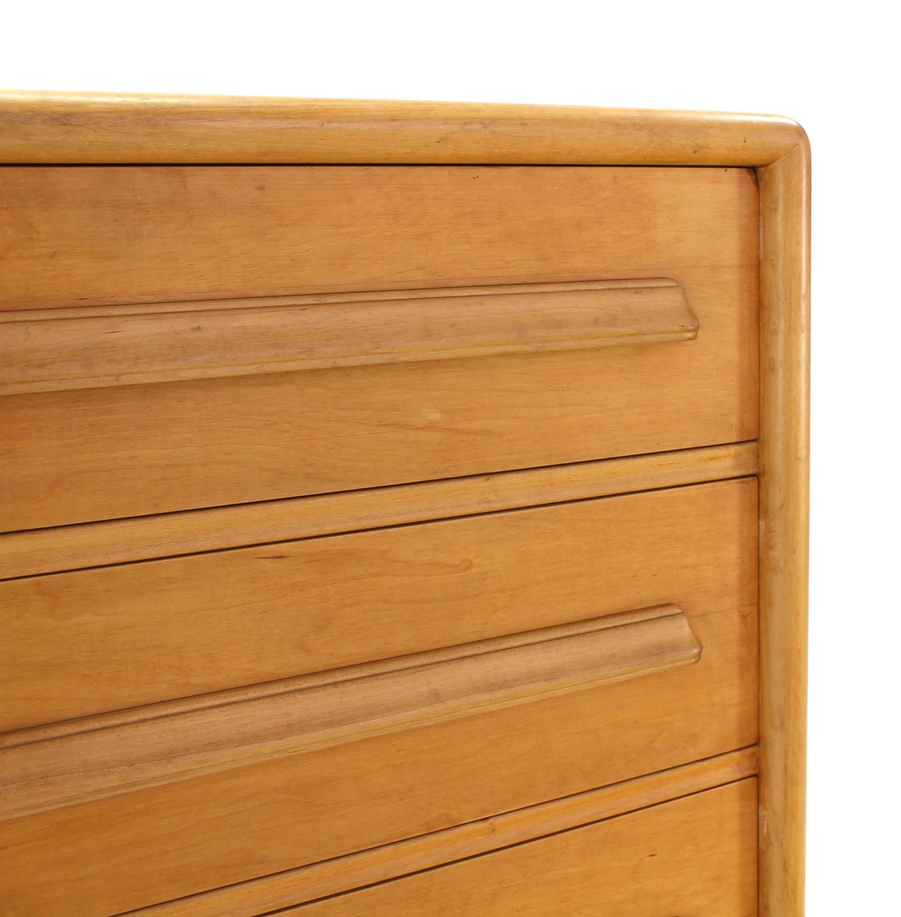 20th Century Deep Drawers Heavily Custom Built File Cabinet For Sale