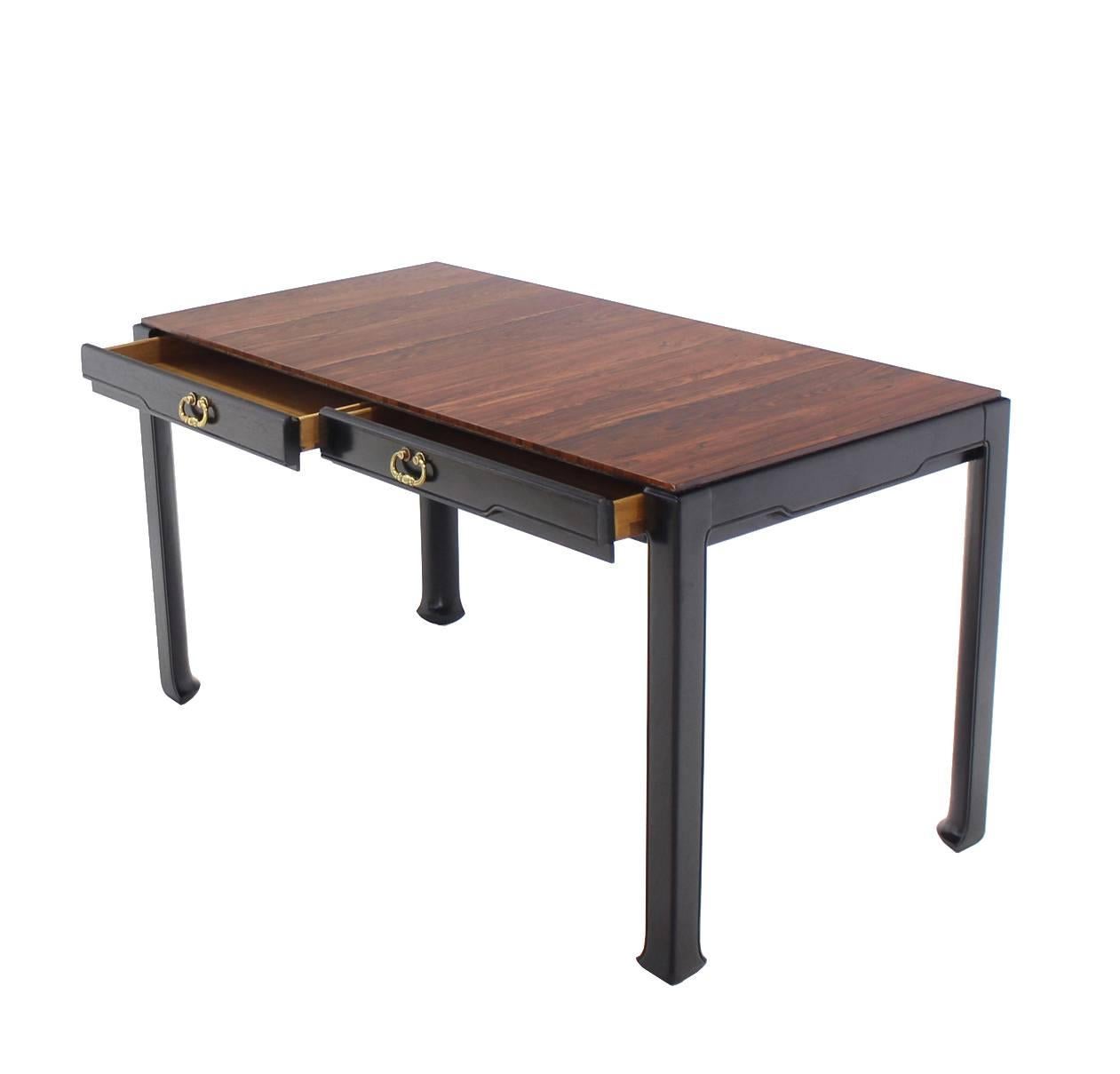 Rosewood Top Mid-Century Modern Writing Table 1