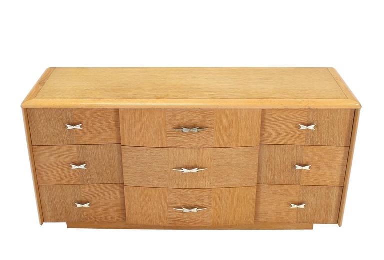 Cerused Oak MidCentury Modern Long Dresser For Sale at 1stDibs oak