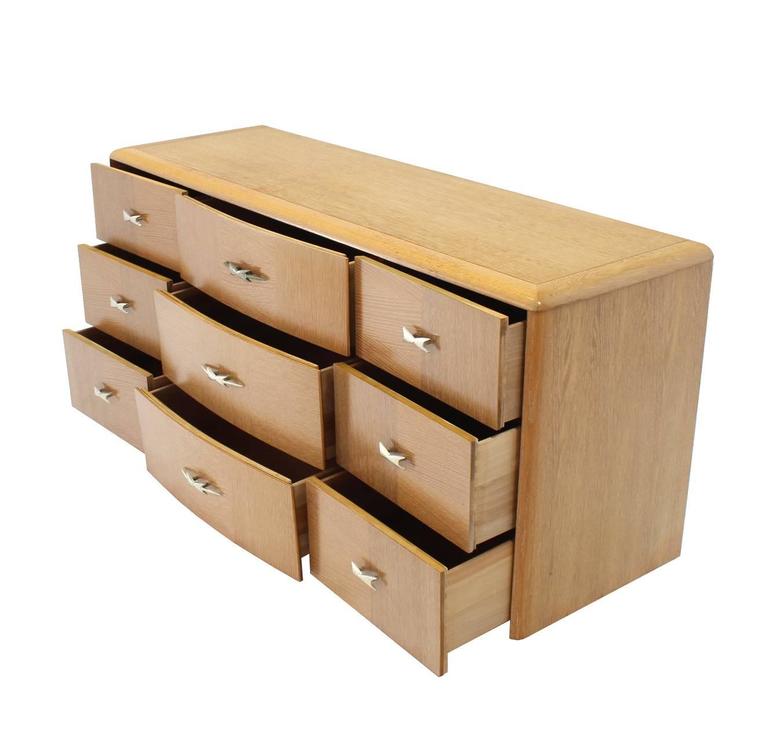 Cerused Oak MidCentury Modern Long Dresser For Sale at 1stDibs oak mid century dresser, long