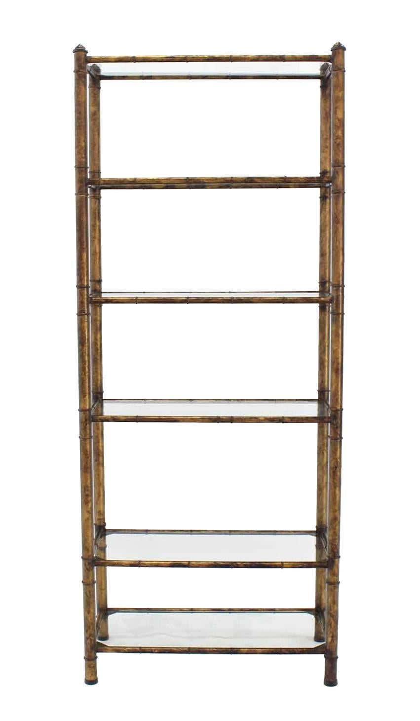 American Metal Faux Bamboo Shelf