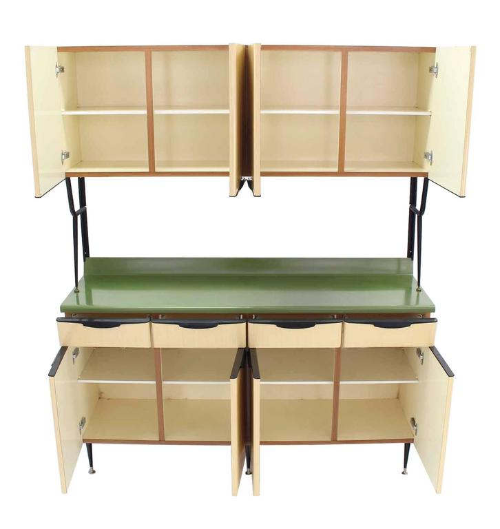 Mid-Century Italian Modern Kitchen Cabinet For Sale at 1stDibs