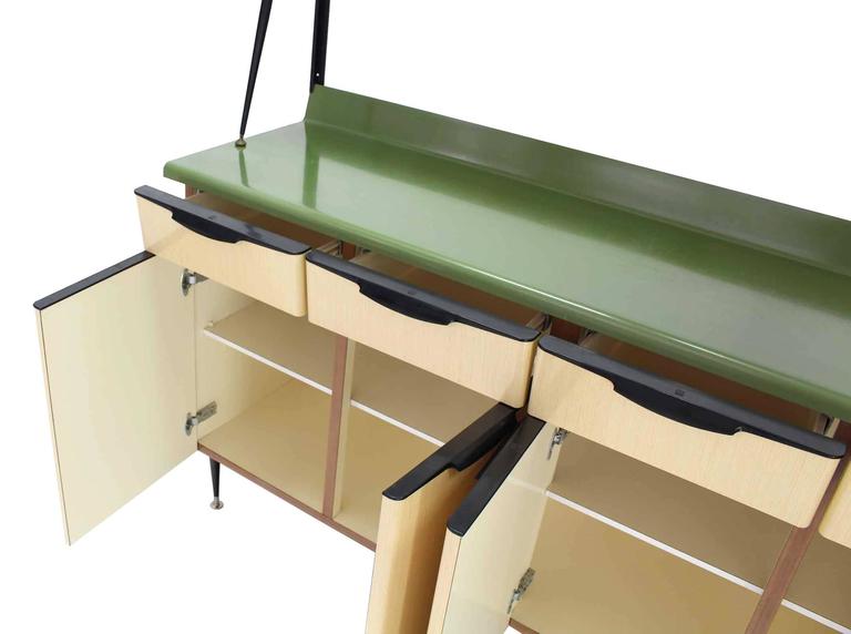 Mid-Century Italian Modern Kitchen Cabinet For Sale at 1stDibs