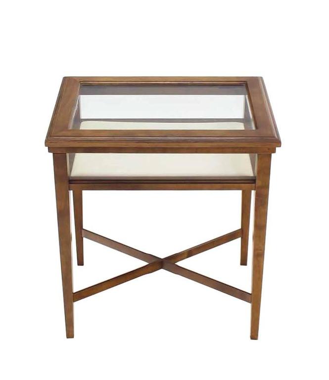 Small Lift Top End Table Display Case at 1stDibs display case end
