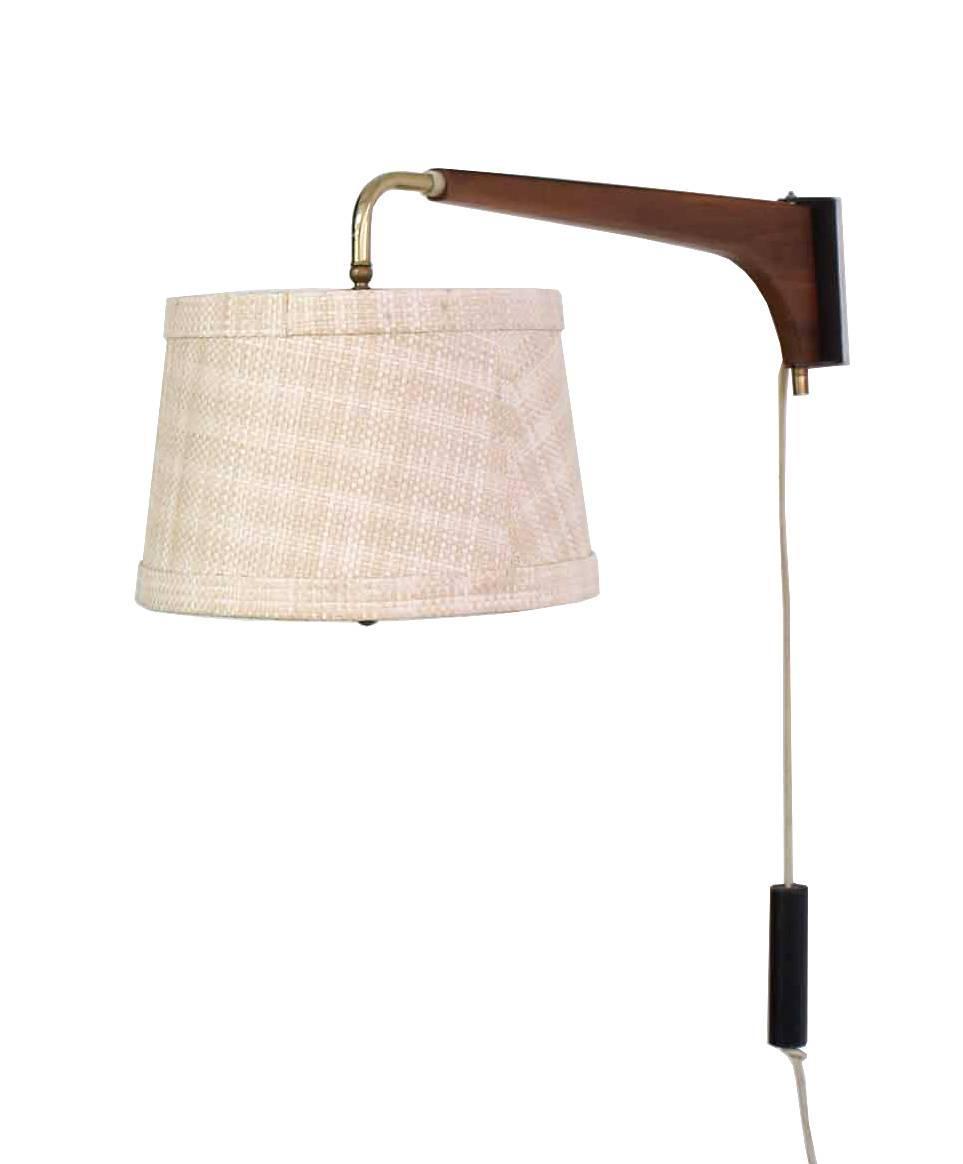 Danish Modern Adjustable Wall Scones For Sale at 1stdibs