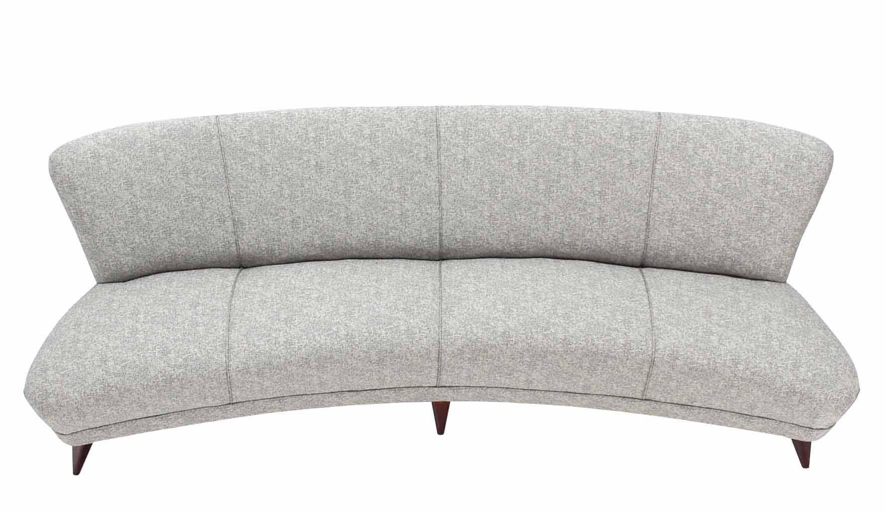 American New Upholstery Curved  Cloud Sofa
