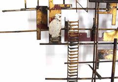 Large Wide William Bowie Metal Sculpture
