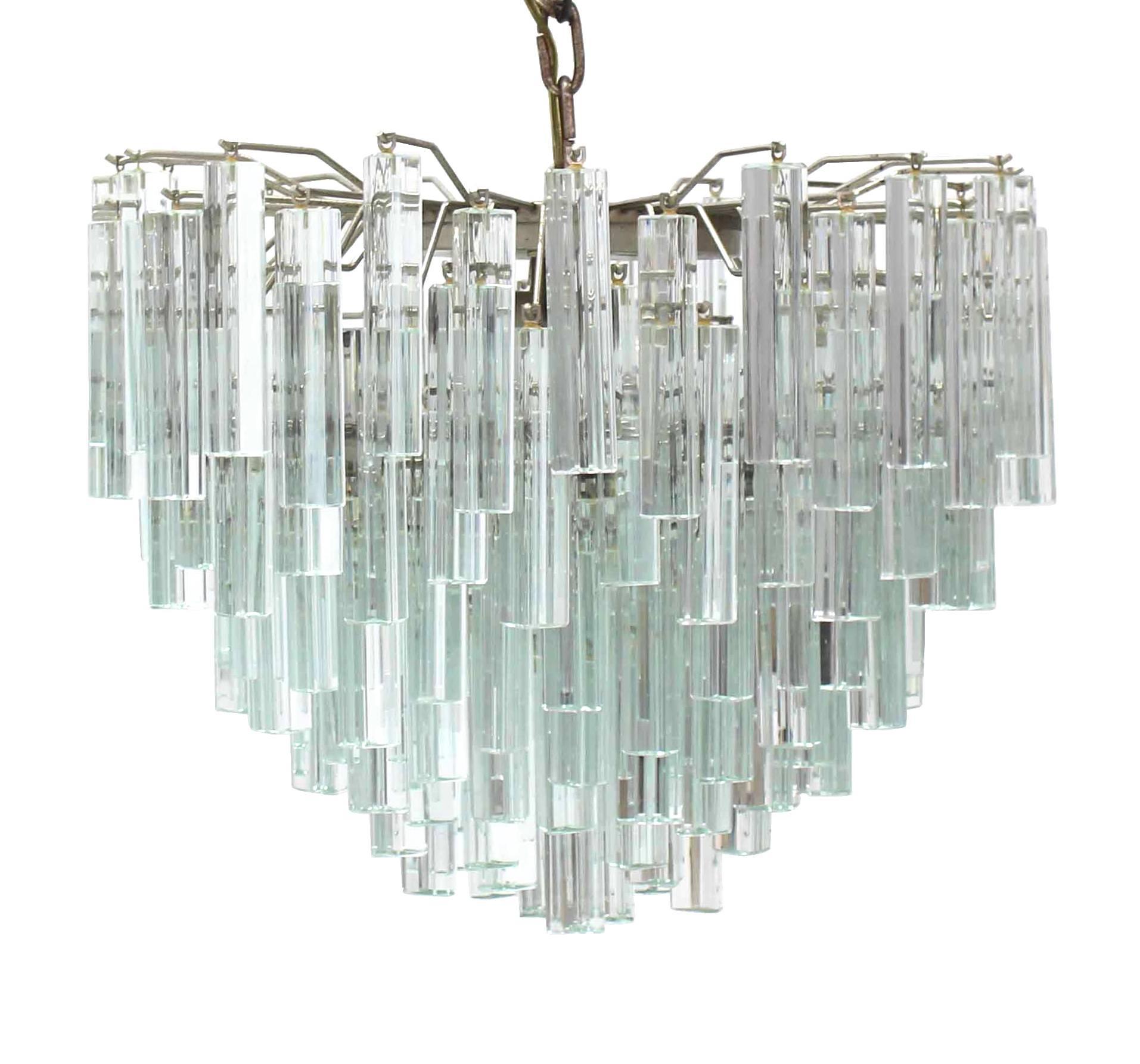 American Medium to Large Size Round Camer Chandelier For Sale