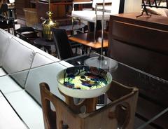 English Hand Decorated Bowl Charger Phoenix Ware