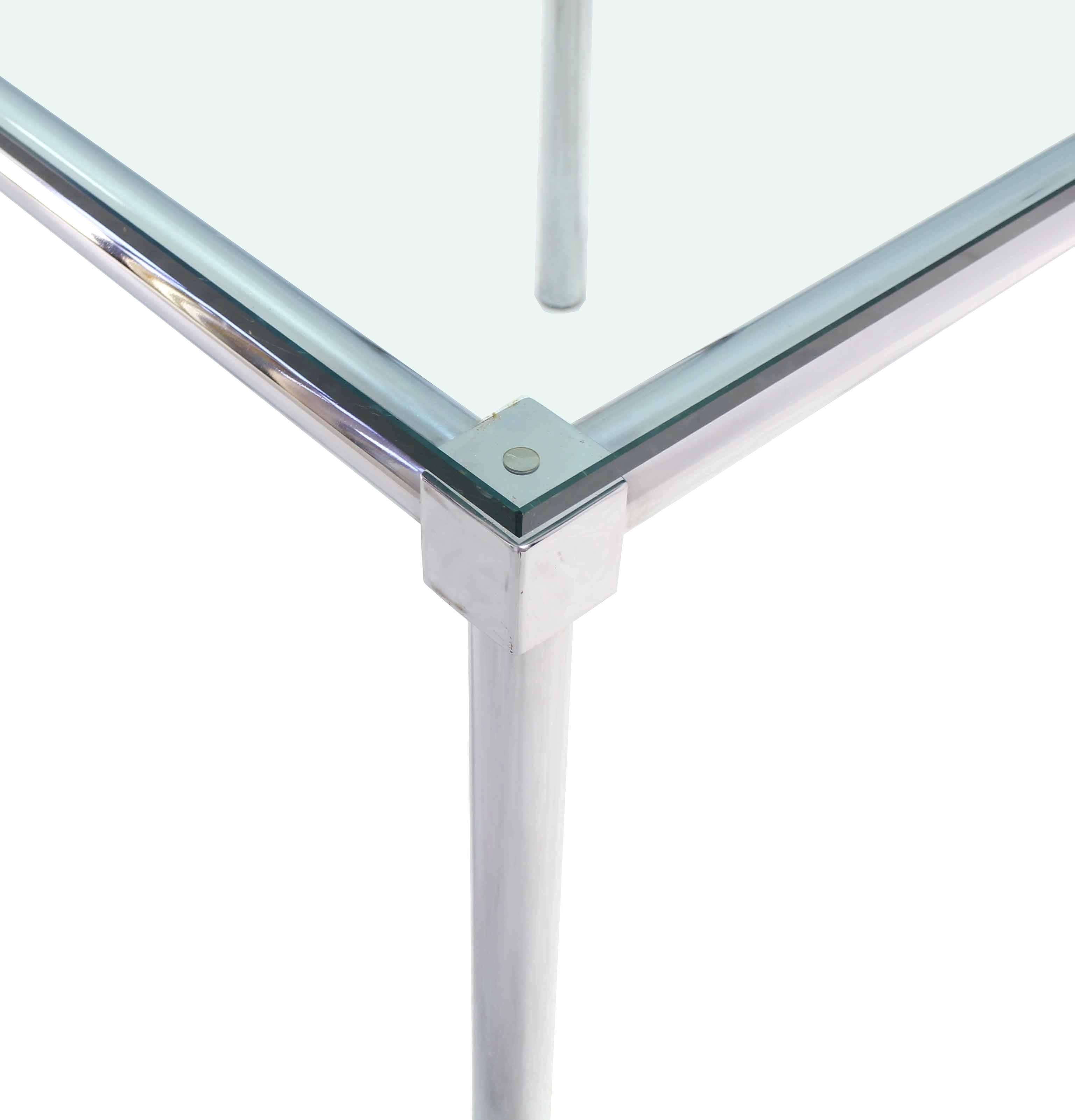 glass card table