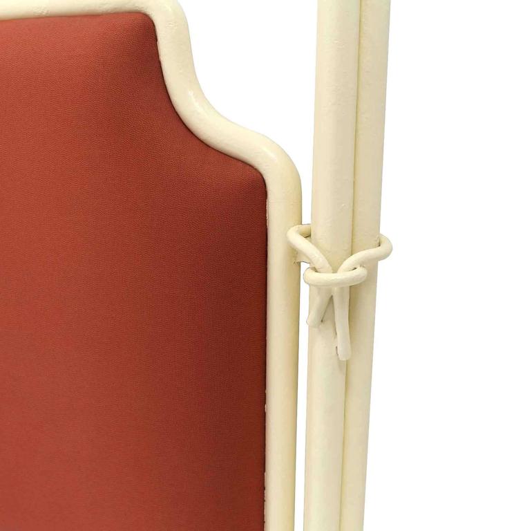 Sculpted White Poster Bed Headboard For Sale at 1stdibs