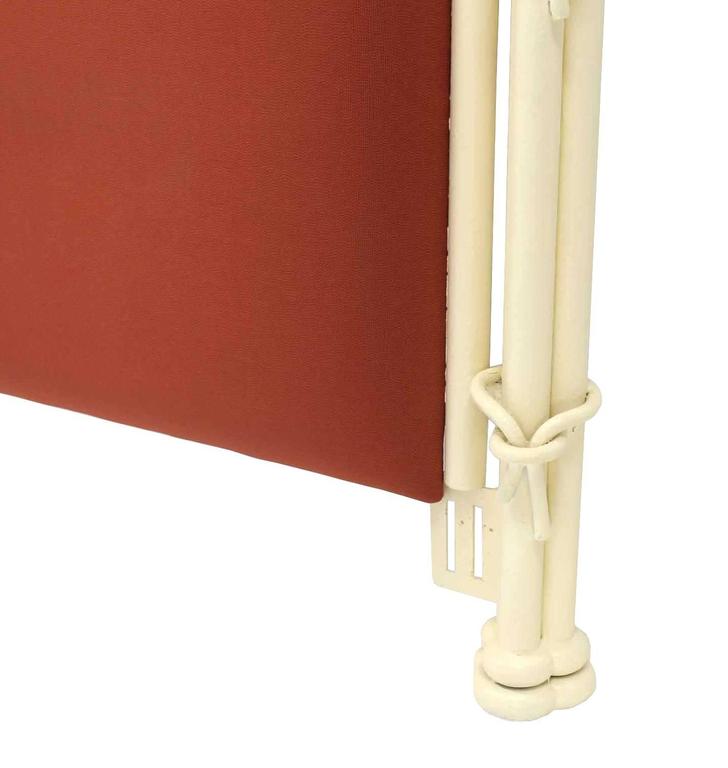 Sculpted White Poster Bed Headboard For Sale at 1stdibs