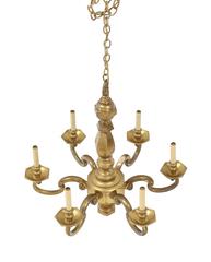 Heavy Solid Brass Light Fixture by Chapman