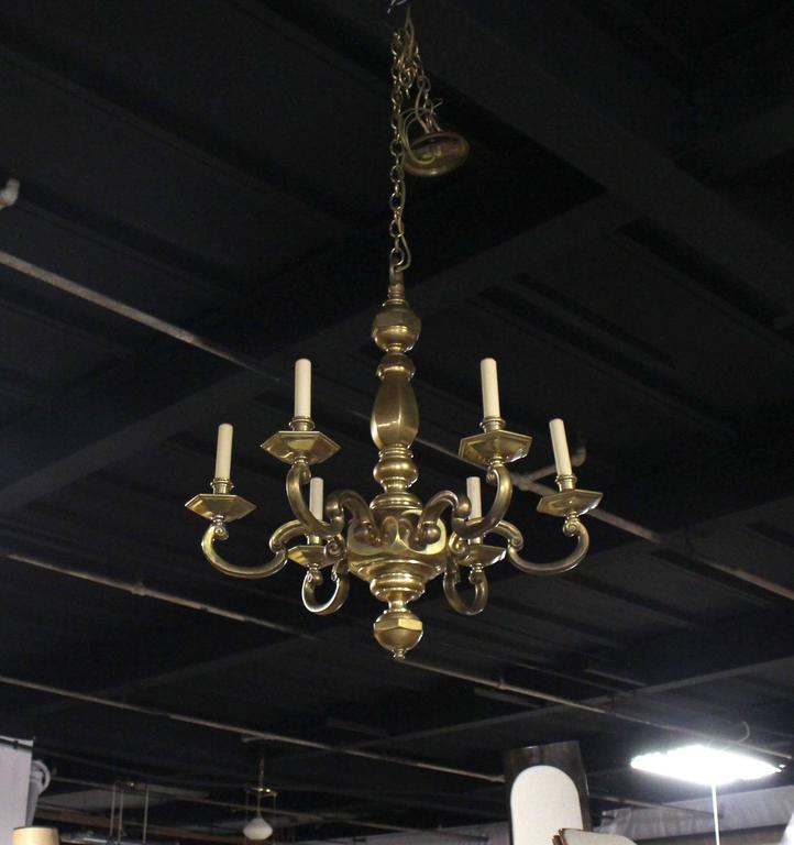 Heavy Solid Brass Light Fixture by Chapman For Sale at 1stDibs solid