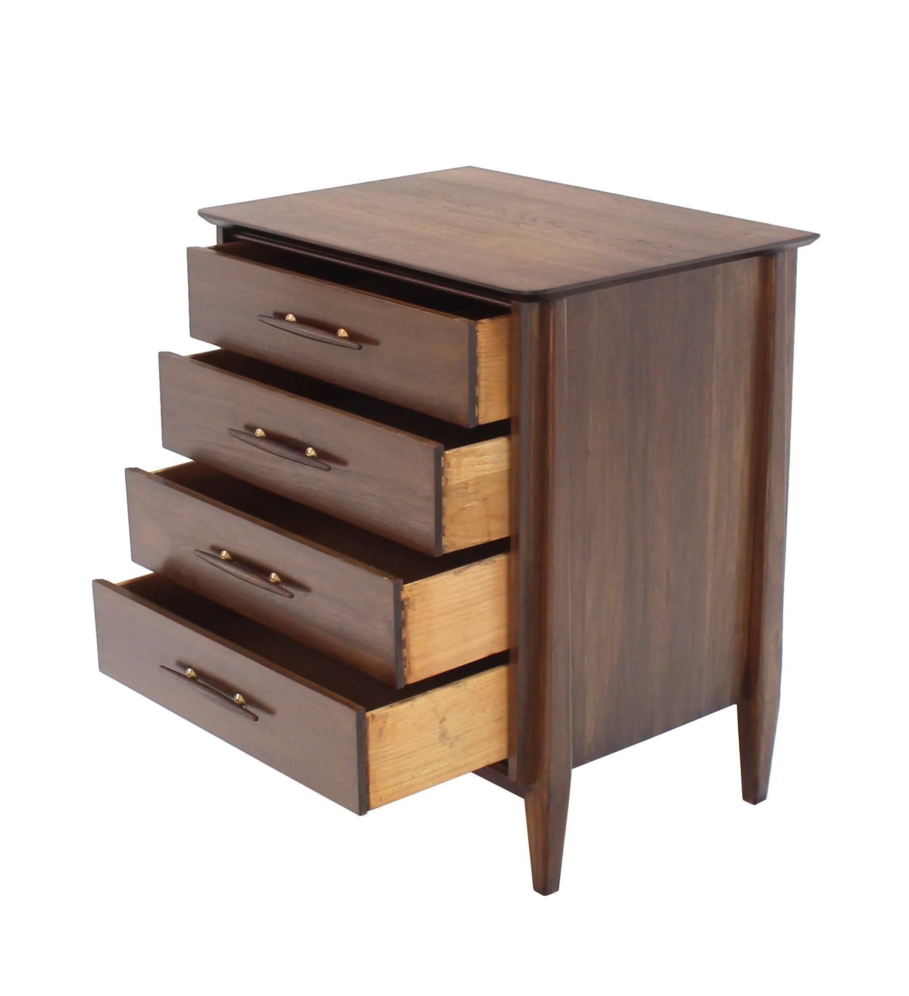 American Walnut Four-Drawer Bachelor Chest For Sale