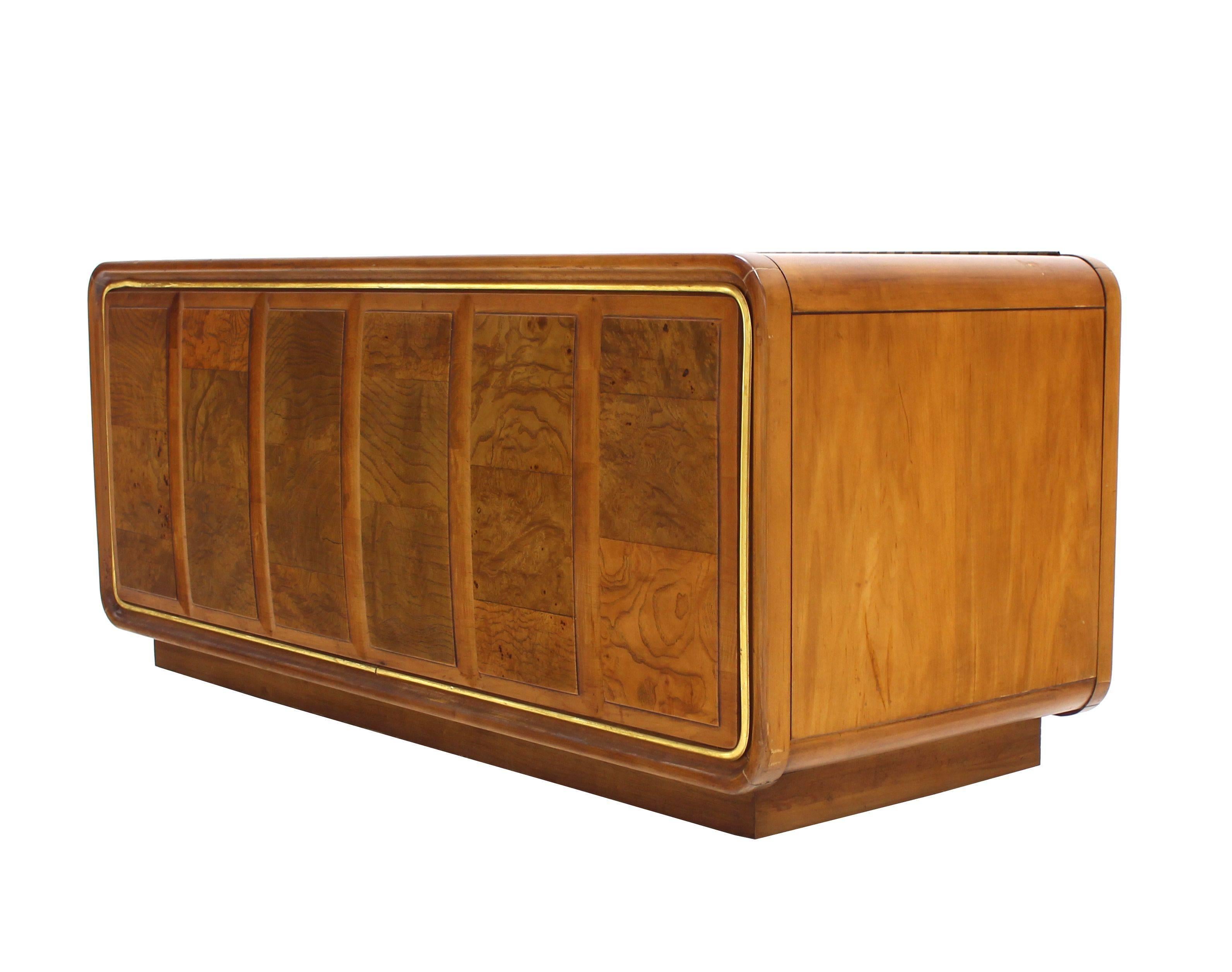 burl wood chest