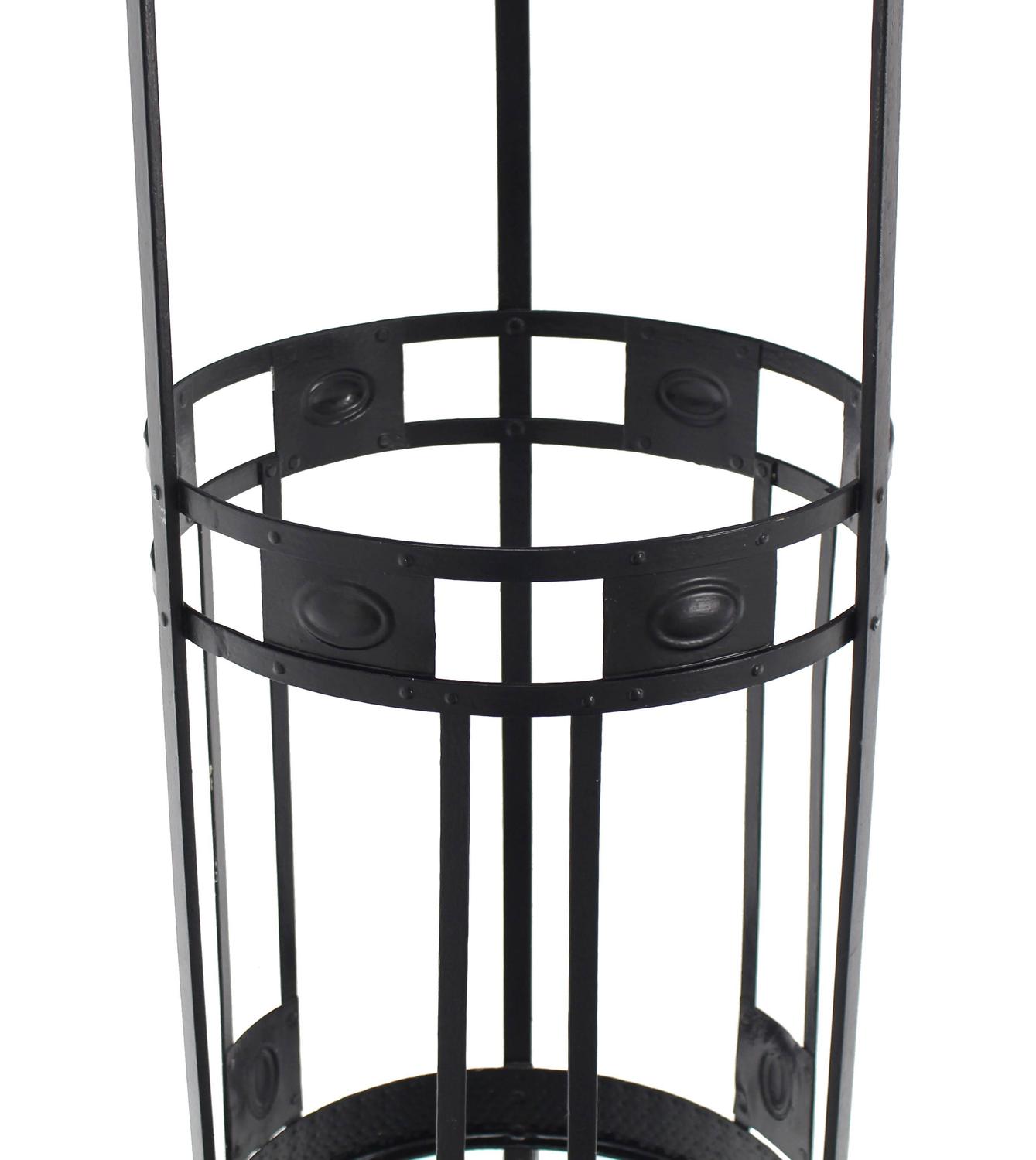 Wrought Iron Coat Rack Umbrella Stand For Sale at 1stdibs