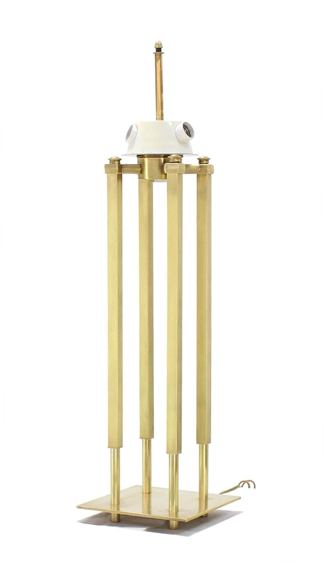 Solid Brass Stiffel Table Lamp For Sale 1