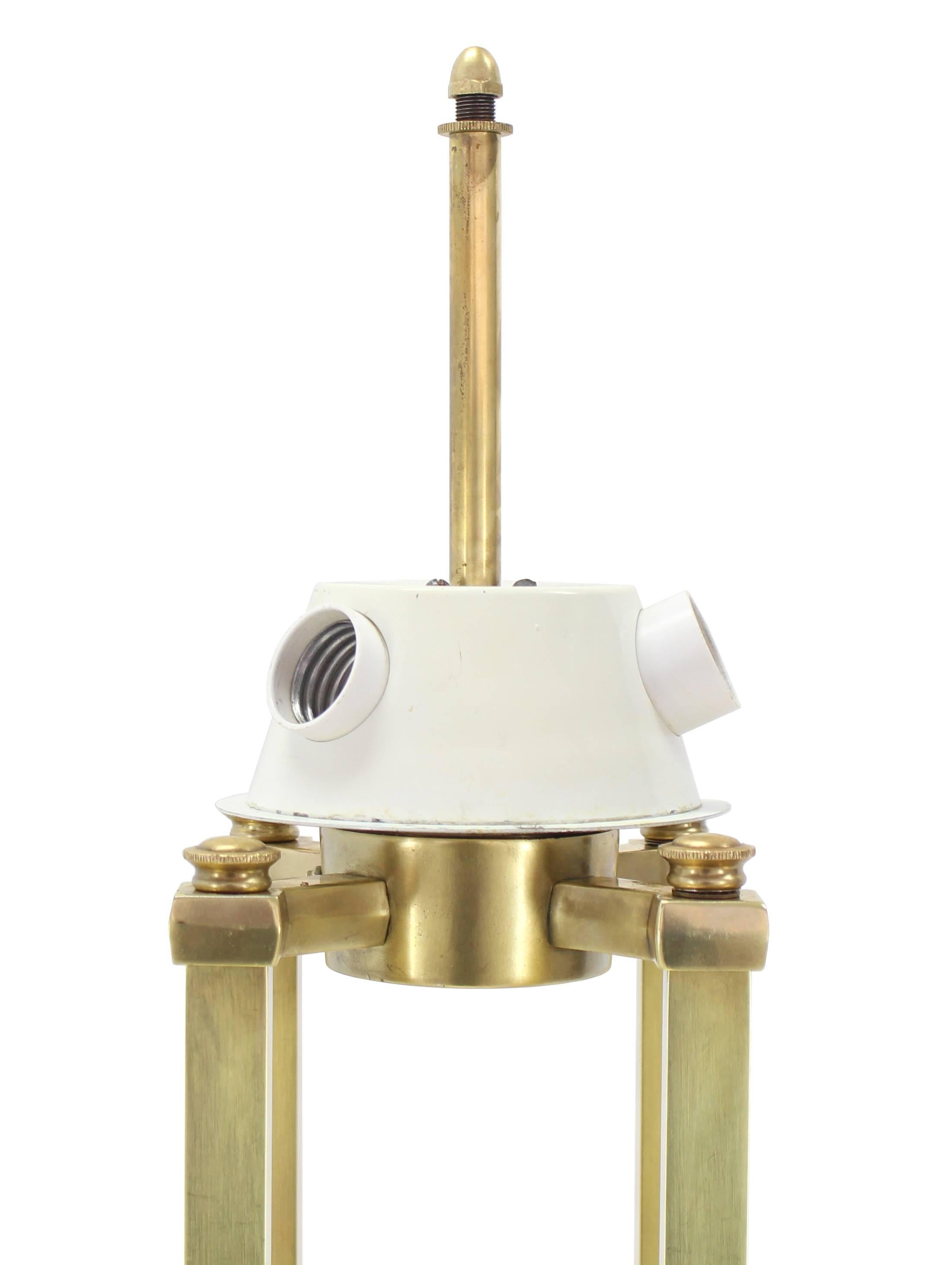 Solid Brass Stiffel Table Lamp For Sale 2