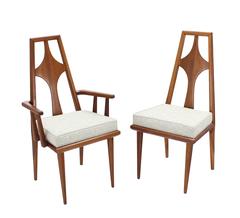Set of Six Swedish Dining Chairs  New Upholstery