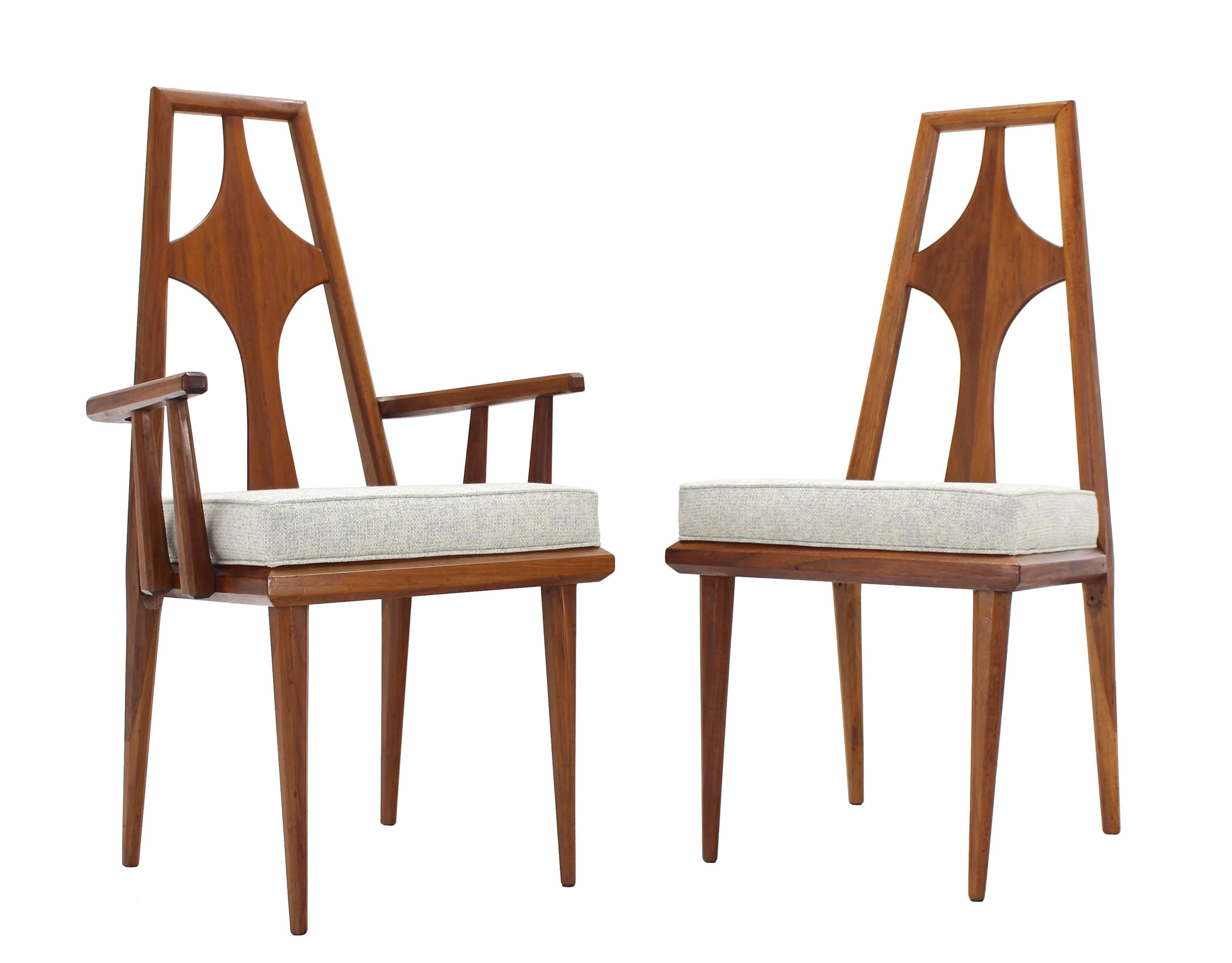 Set of Six Swedish Dining Chairs  New Upholstery For Sale 3