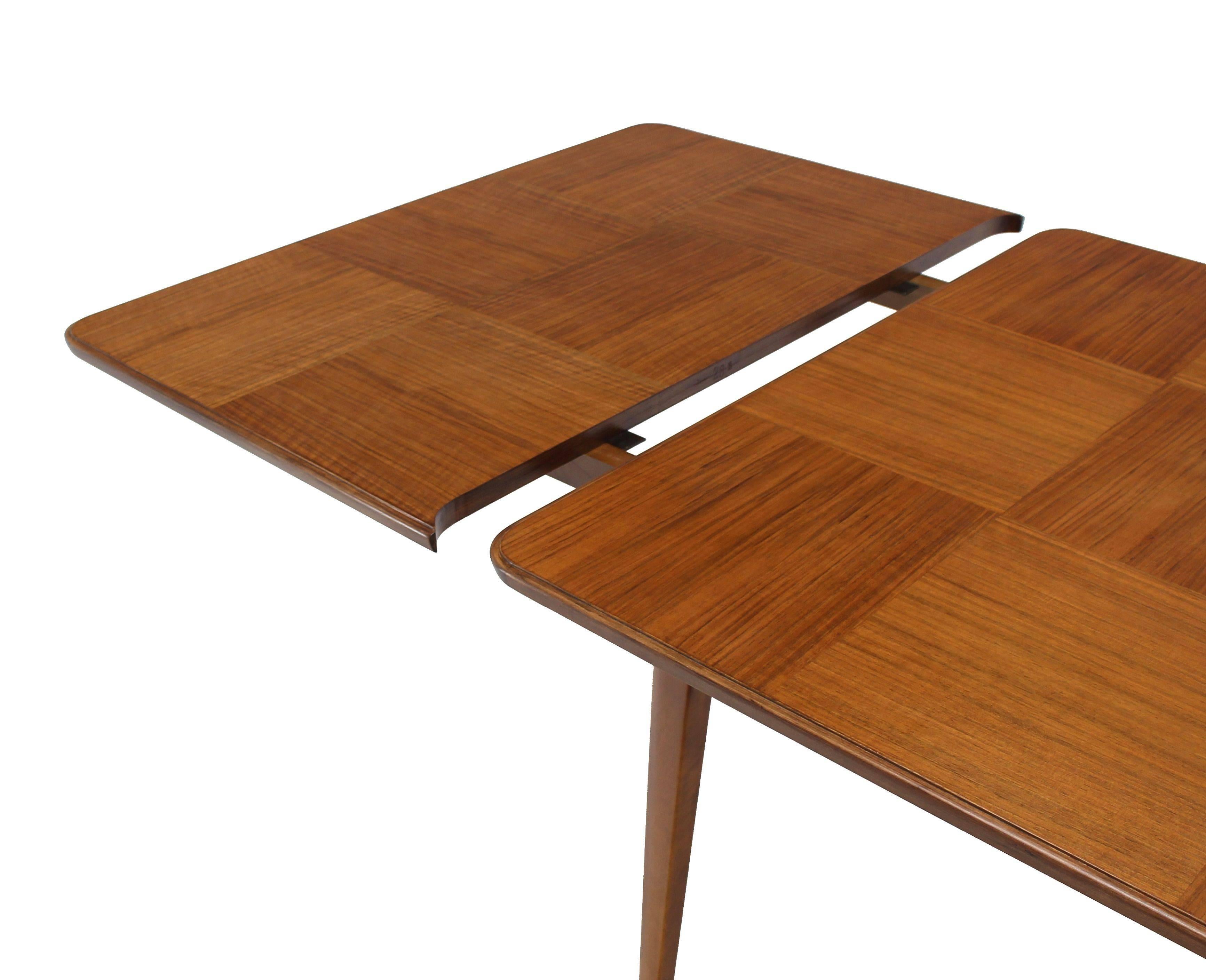 Mid-Century Modern Rare Edmund Spence Checker Pattern Dining Table For Sale