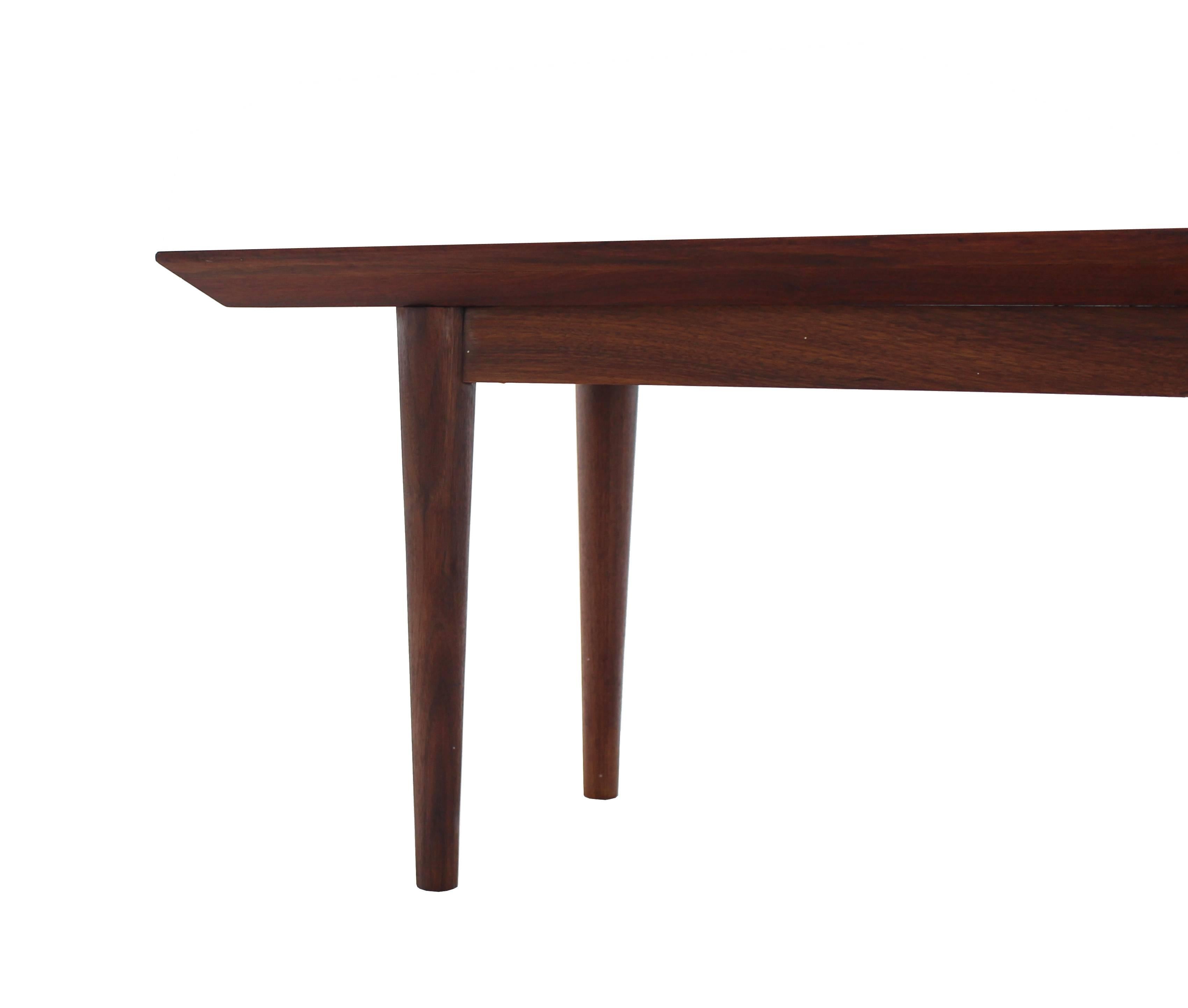 Rare Early Walnut Bench or Coffee Table by Risom For Sale 2