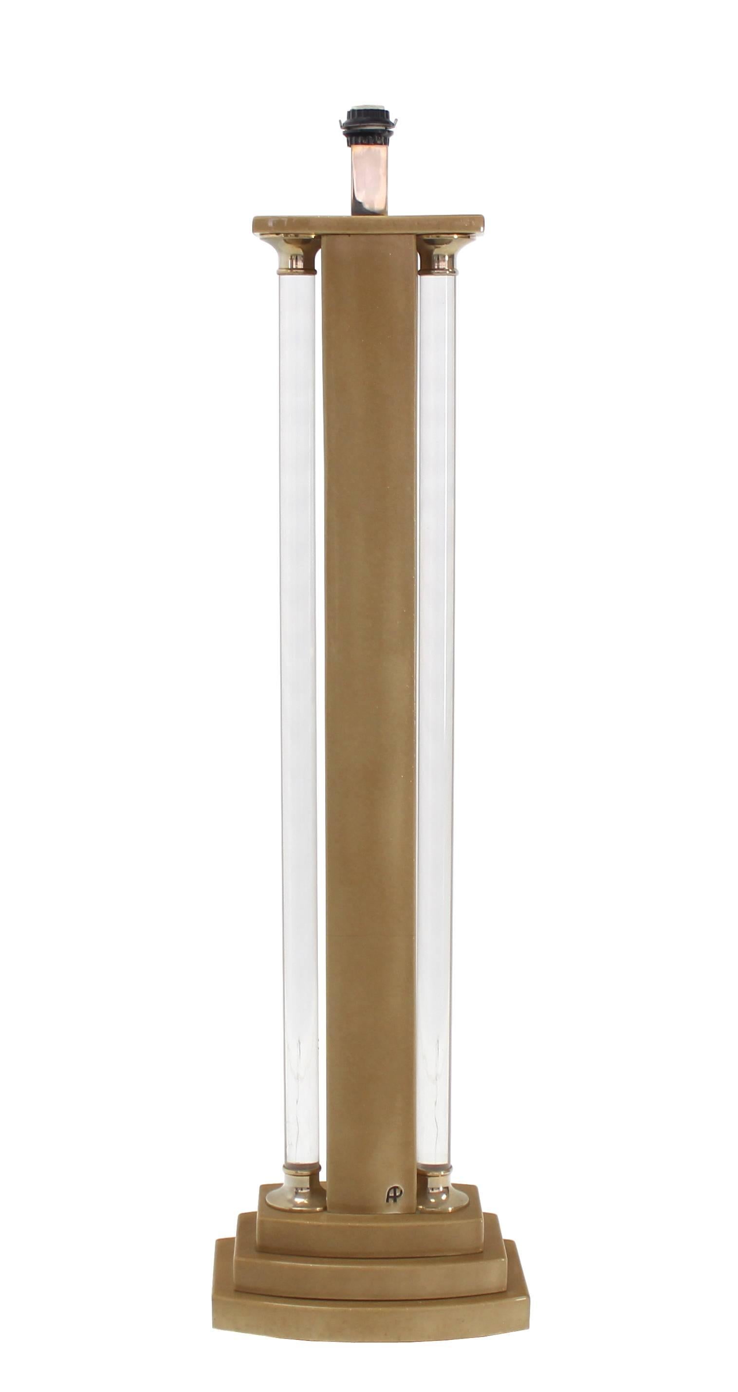 Lucite Floor Lamp For Sale 1