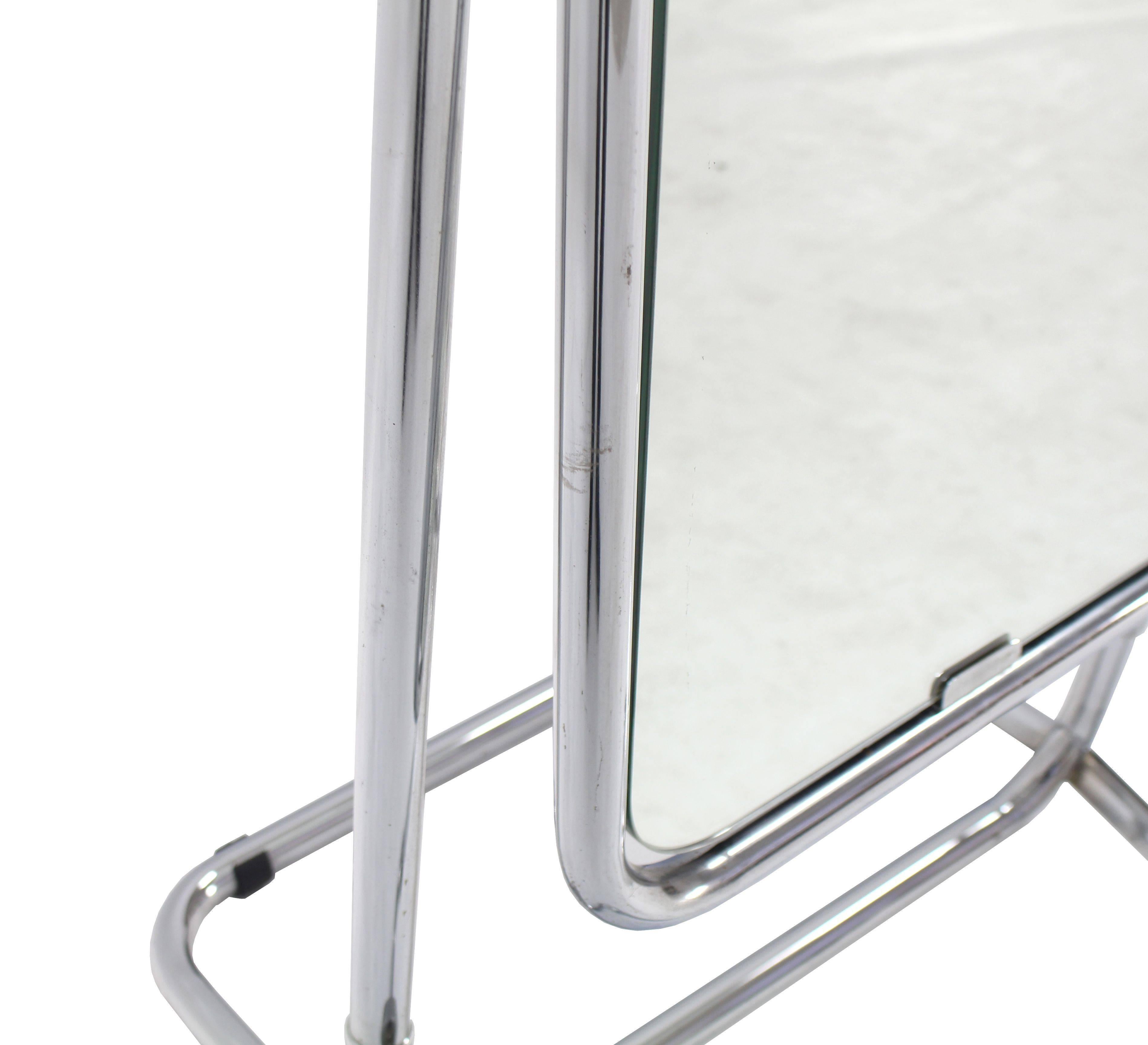 Polished Mid-Century Modern Cheval Mirror circa 1950s For Sale