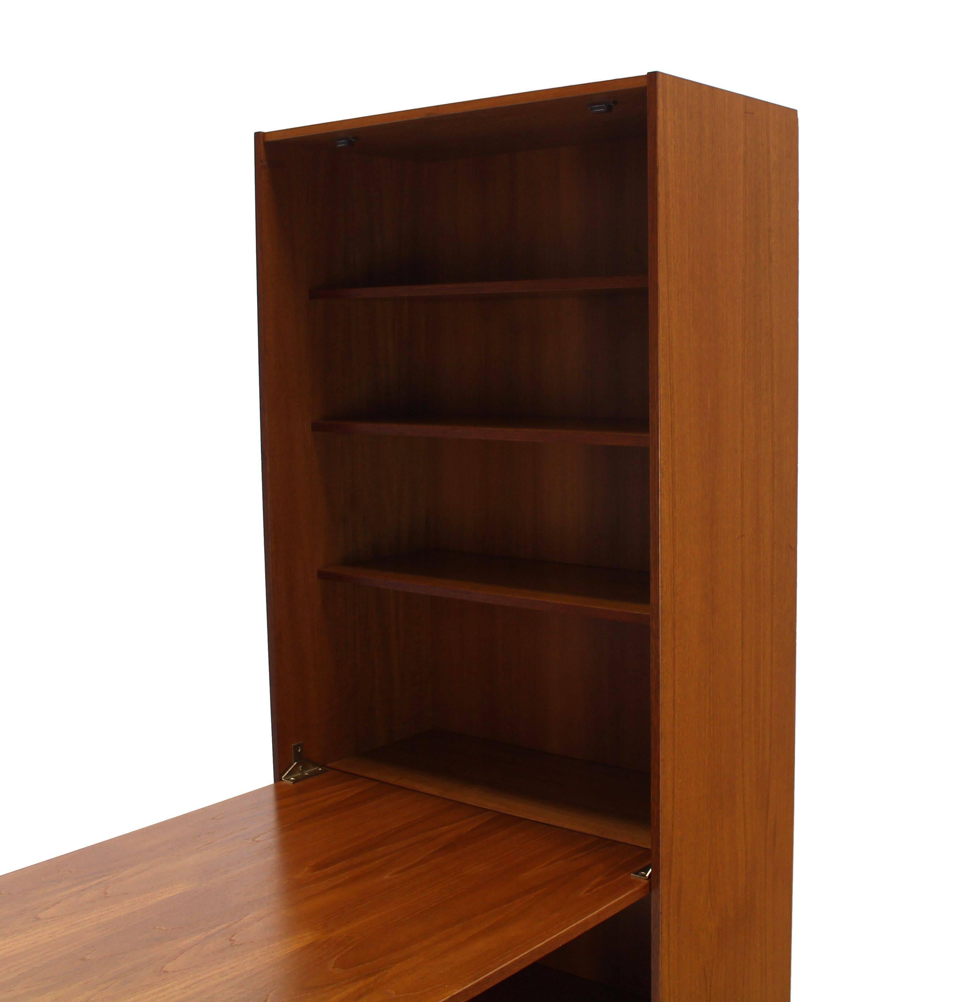 20th Century Folding Dining Table Bookcase For Sale
