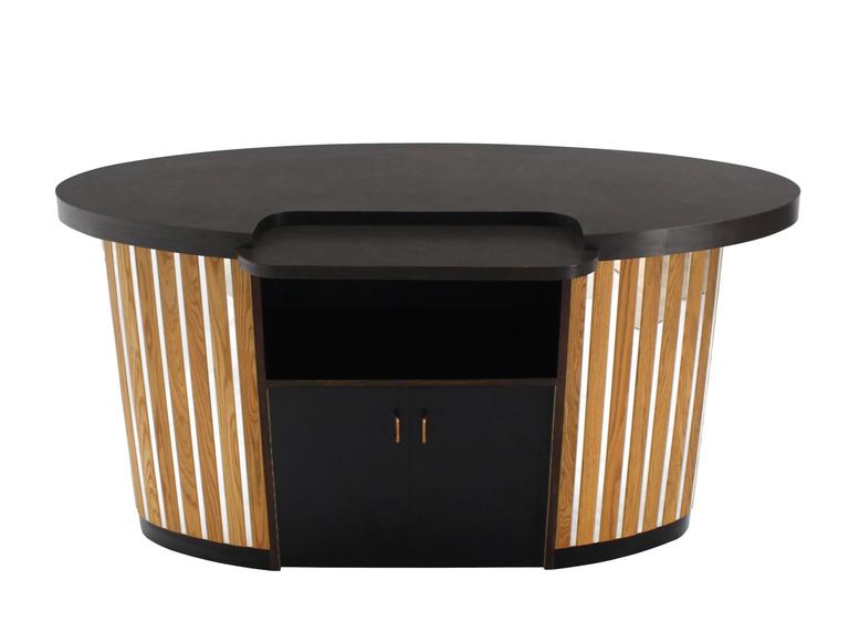 Large Oval Bar Liquor Cabinet For Sale At 1stdibs