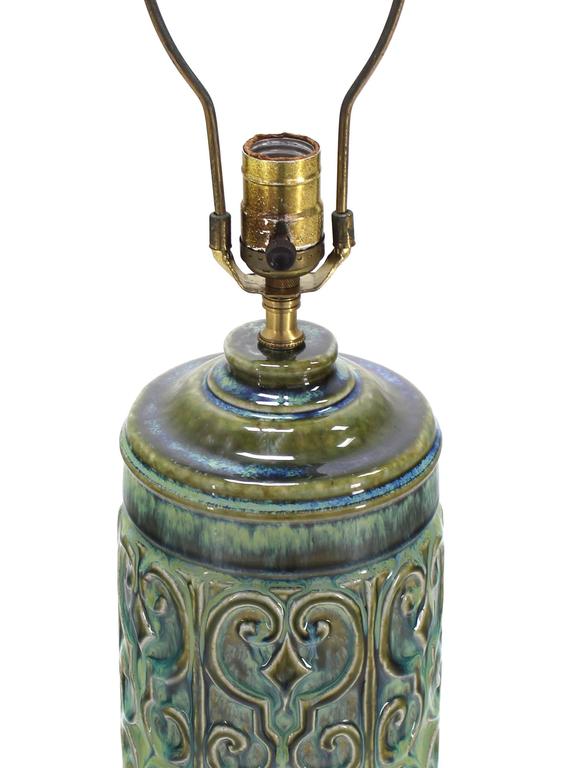 Art Pottery Table Lamp For Sale at 1stDibs