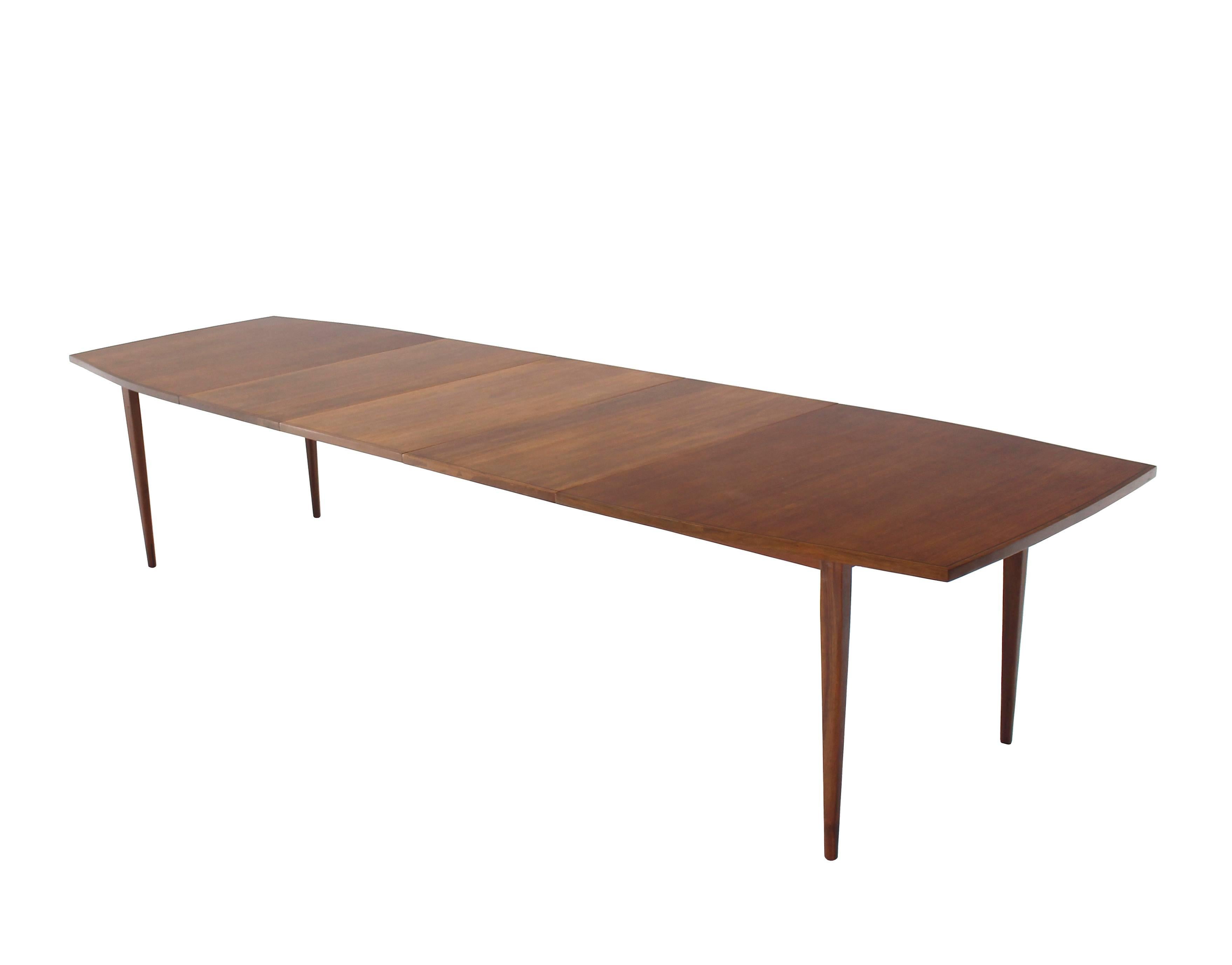 Large Walnut Dining Table by Directional 4