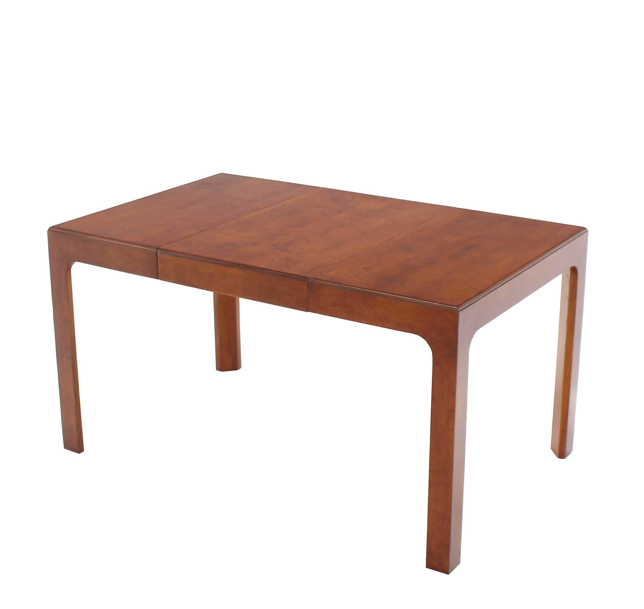 20th Century Henredon Square Dining Table with One Extension Board