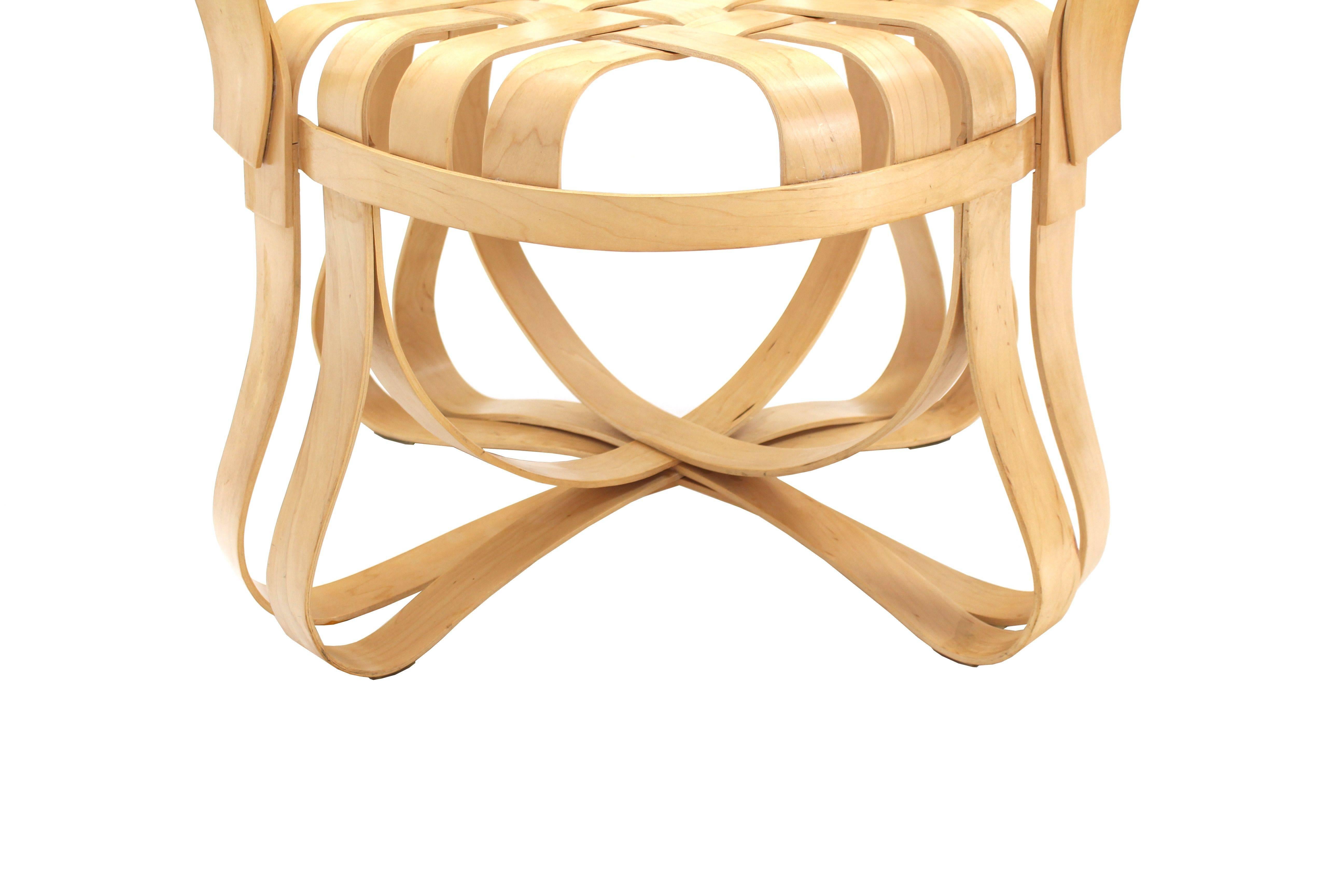 Gehry Cross Check Armchair Knoll In Excellent Condition In Rockaway, NJ