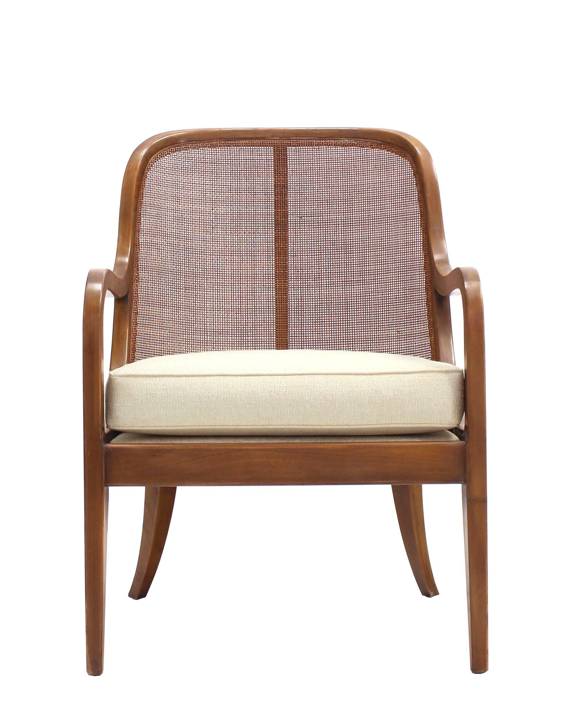American New Upholstery Barrel Back Lounge Chair