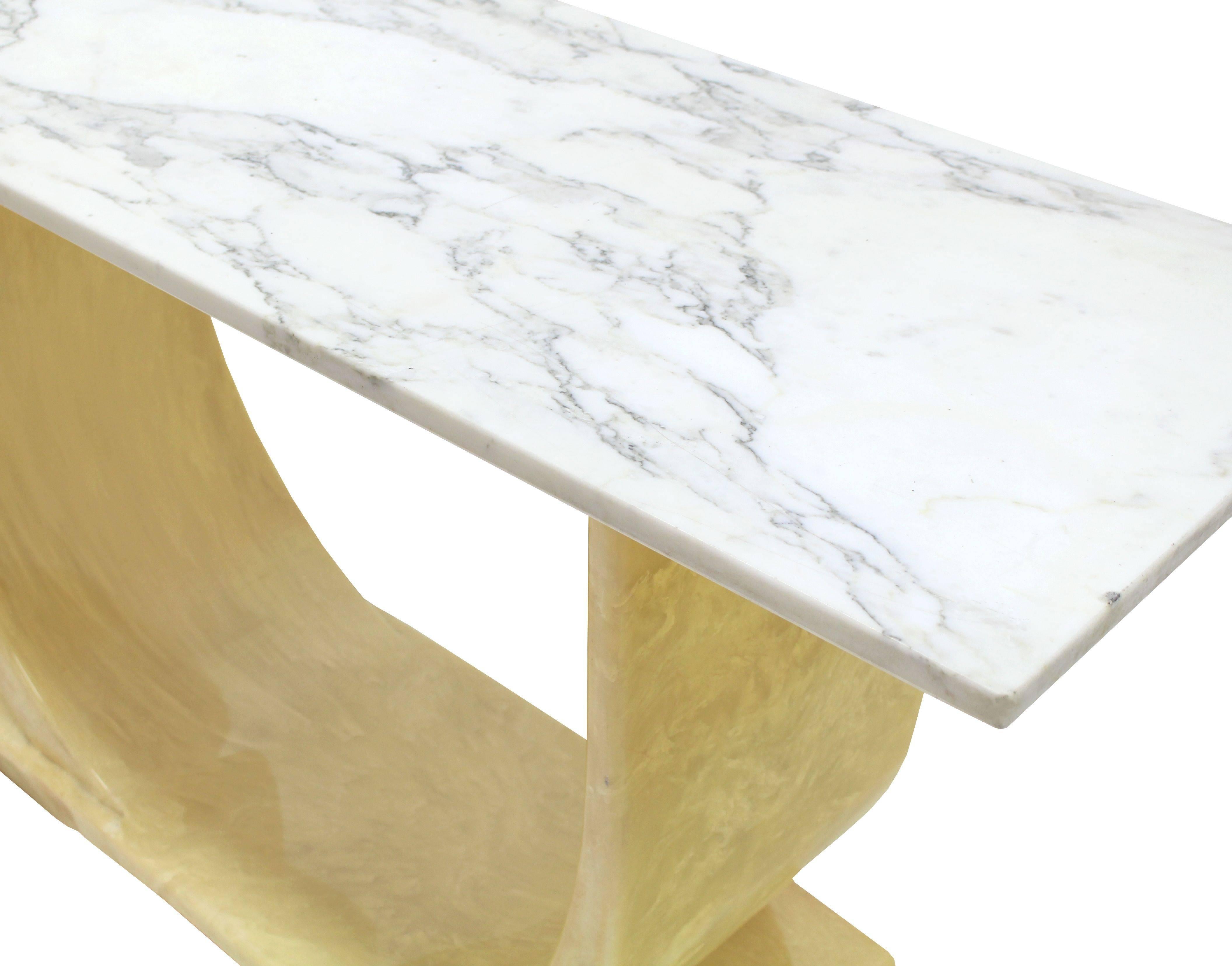 marble hall table