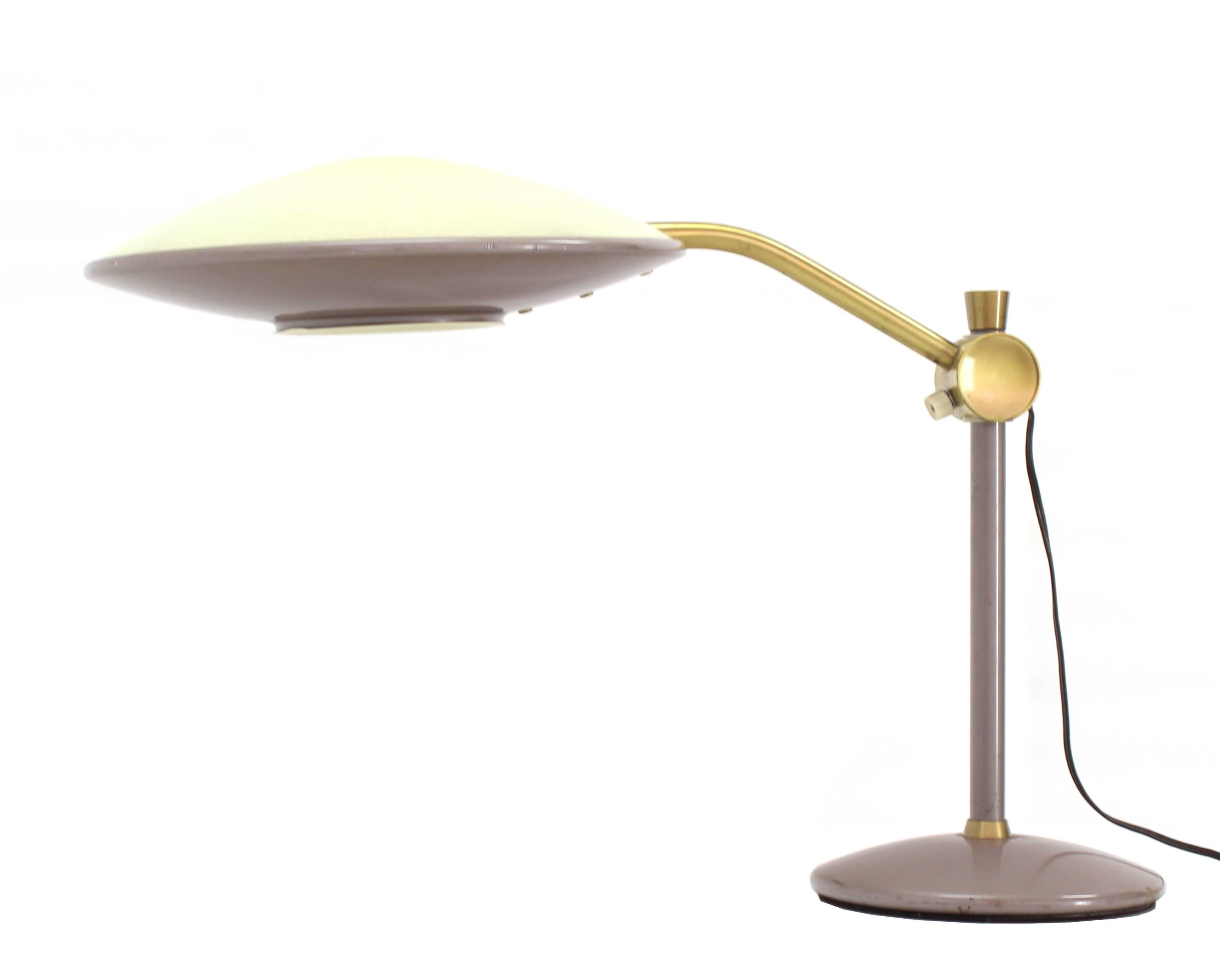 Rare design adjustable desk table lamp.